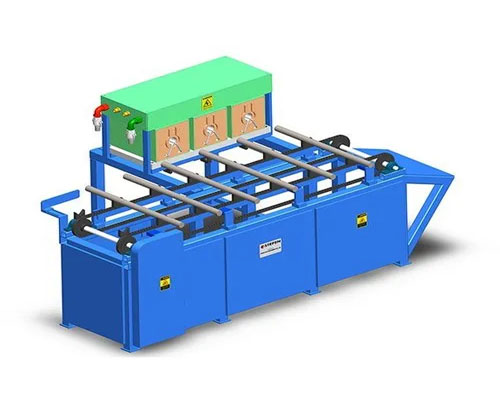 Induction bar end heating Machine
